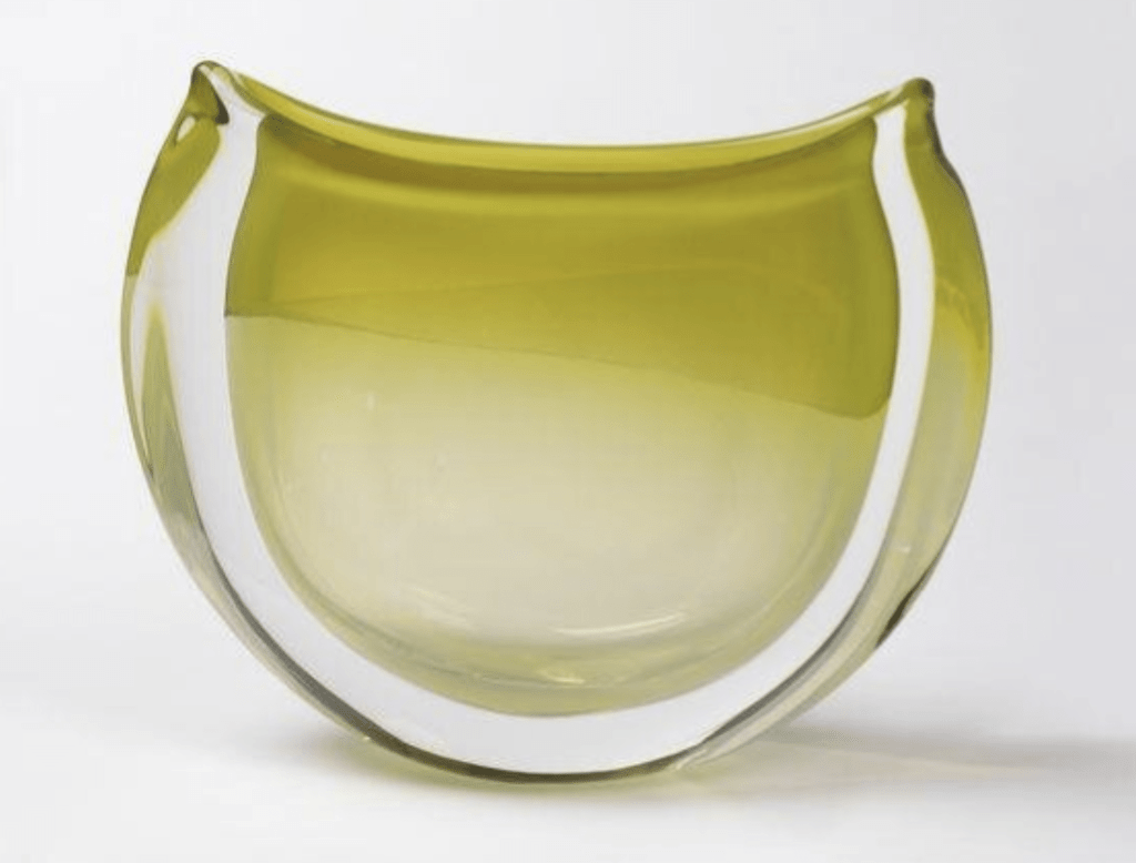 Vase, Netherlands (Leerdam), designed by Floris Meydam, for N.V. Nederlanshe Glasfabriek Leerdam, 1954-1956